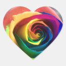 Search for rainbow rose stickers Flowers