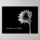 Search for black white sunflower art Botanical