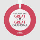 Search for abuela christmas tree decorations Grandfather