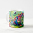 Search for peacock painting mugs Green