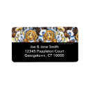 Search for cartoon dog return address labels Funny