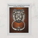 Search for knocker postcards Lions
