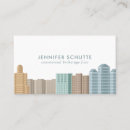 Search for city skyline business cards Architect
