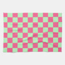 Search for hot pink tea towels Chequered