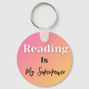 Search for superpowers key rings Book lover