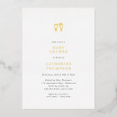 Search for foil print invitations Minimalist