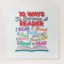 Search for for book lovers puzzles Reading