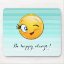 Search for happy faces mouse mats Emoticon