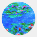 Search for monet painting stickers Water lilies