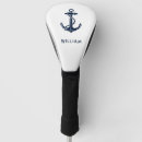 Search for nautical golf head covers Navy blue