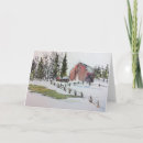 Search for red landscape cards Winter