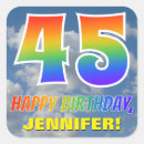 Search for 45 stickers 45th birthday