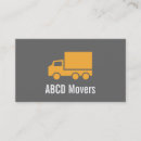 Search for movers business cards Modern