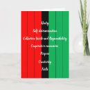 Search for green black stripe cards Happy kwanzaa