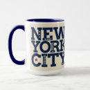 Search for city name mugs Typography