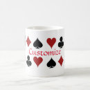 Search for playing card suits mugs Blackjack