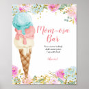 Search for ice cream bar signs Baby shower