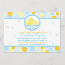 Search for ducky baby shower invitations Rubber duck