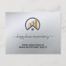 Search for real estate postcards House logo