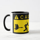 Search for funny warning mugs Black