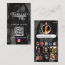 Search for influencer business cards Social media profile