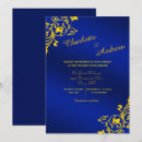 Search for royal blue floral wedding invitations Modern