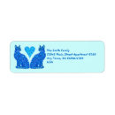 Search for i love animals return address labels Cat