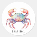 Search for boil stickers Crab