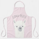 Search for funny llama aprons Cute