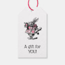 Search for alice in wonderland gift tags Rabbit