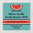 Search for family reunion save the dates Watermelon