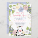 Search for cow 1st birthday invitations Cute