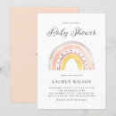 Search for pastel rainbow baby shower invitations Watercolor
