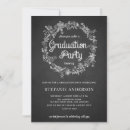 Search for chalk graduation invitations Rustic