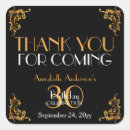 Search for vintage thank you stickers Gold