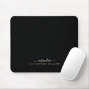 Search for with letters mouse mats Black