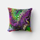 Search for purple and lime green cushions Black