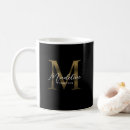 Search for gold monogram mugs Script