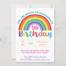 Search for pretty girl invitations Rainbow