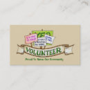 Search for volunteer business cards Charity