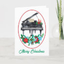 Search for piano christmas cards Xmas