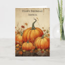 Search for pumpkin birthday cards Orange pumpkins