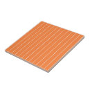 Search for orange and white striped tiles Minimalist