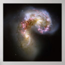 Search for antennae posters Hubble
