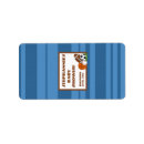 Search for football stickers return address labels Blue