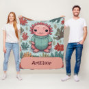 Search for axolotl blankets Modern