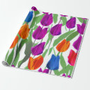 Search for tulips wrapping paper Orange