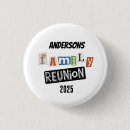 Search for family reunion badges Typography