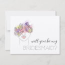 Search for fonts bridesmaid cards Pretty casual informal