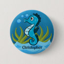 Search for seahorse badges Blue
